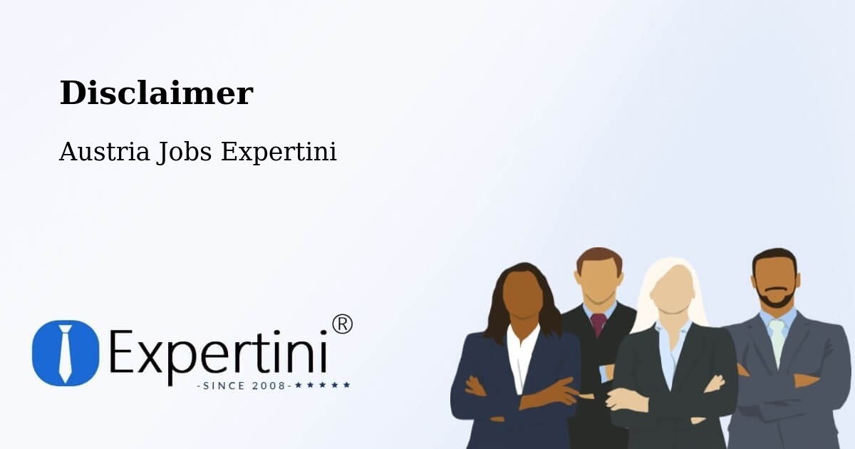 Disclaimer – Tristach - Austria Jobs Expertini